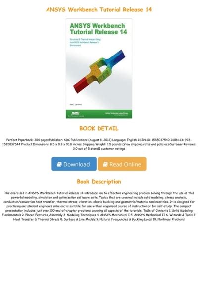ansys workbench 14 full tutorial bolt