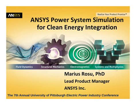 Read Ansys Power System Simulation Clean Energy Integration 
