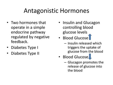 Antagonistic Hormones