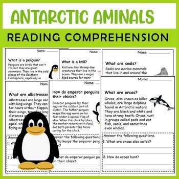 Antarctic Journal Comprehension