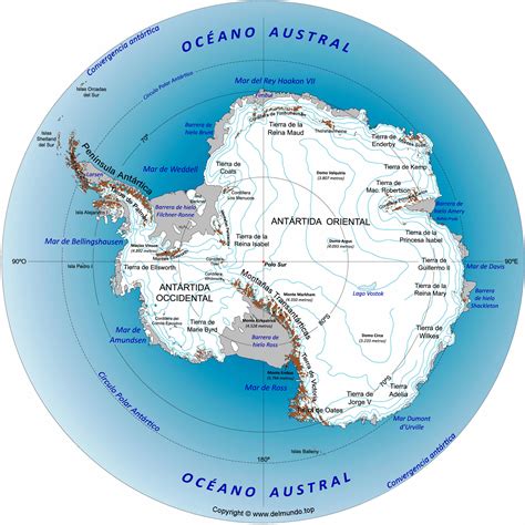 Antartida Mapa