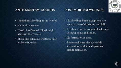 Ante Mortem Meaning