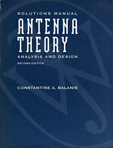 Read Antenna Theory Analysis And Design 2Nd Edition 