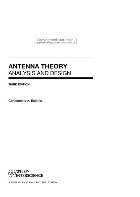 Full Download Antenna Theory Analysis And Design 3Rd Edition Solution Manual 