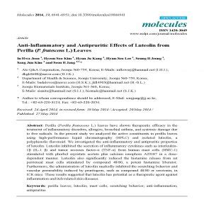 Download Anti Inflammatory And Antipruritic Effects Of Luteolin 