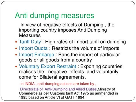 Read Online Antidumping Measures Prospects For Developing Countries 