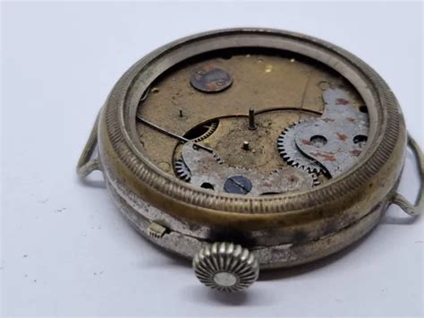 antique military ww1 trench watch sold as project 37 mm eBay