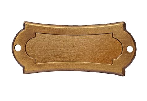antique name plate