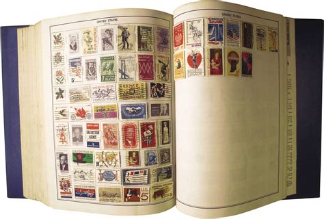 antique stamp collectors book