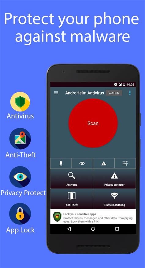 antivirus for android security androhelm apk