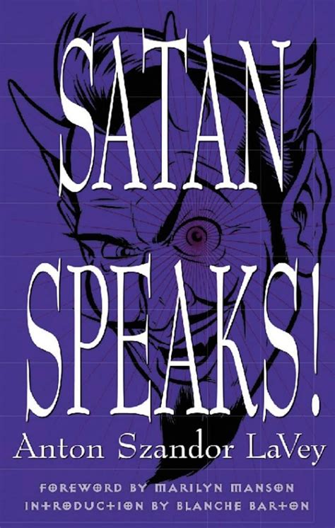 Anton Lavey Satan Speaks