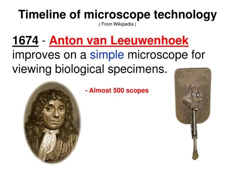 anton van leeuwenhoek biography timeline examples