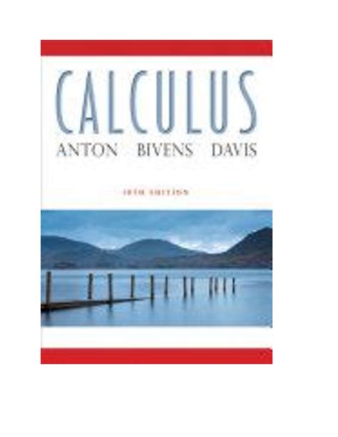 Full Download Anton Calculus 10Th Edition 