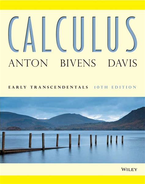 Download Anton Calculus Early Transcendentals 10Th Edition 