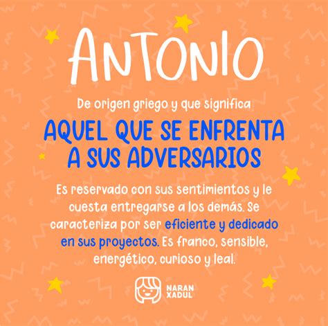 Antonio Que Significa