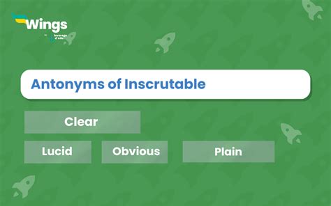 Antonyms Of Inscrutable