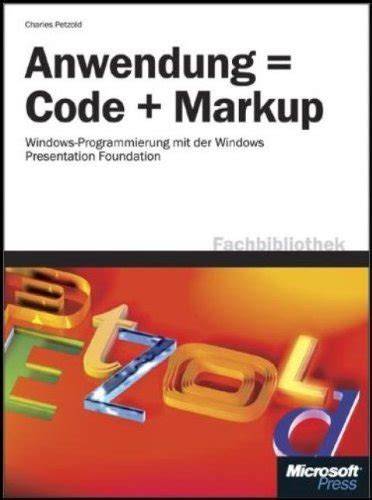 anwendung code markup windows programmierung mit