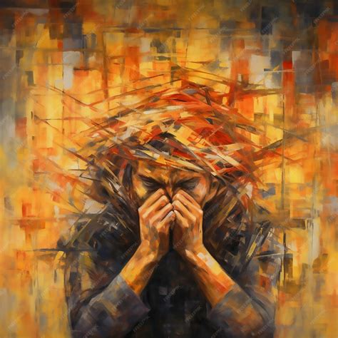 Anxious Man Art