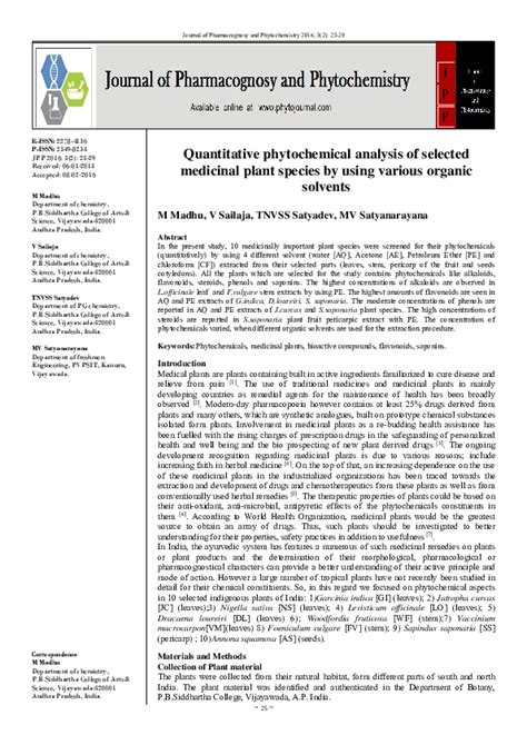aoac manual for quantitative phytochemical analysis