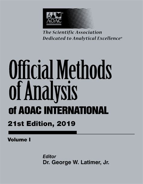 Download Aoac Official Methods Of Analysis Moisture 