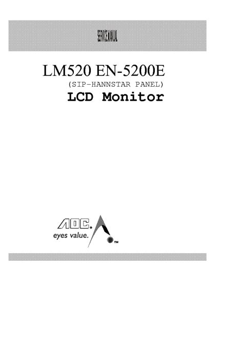 Full Download Aoc Lm520 User Guide 