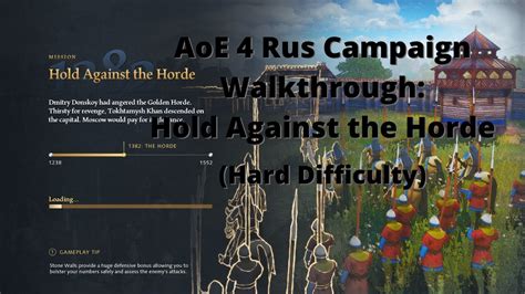 Aoe 4 Campaign Walkthrough