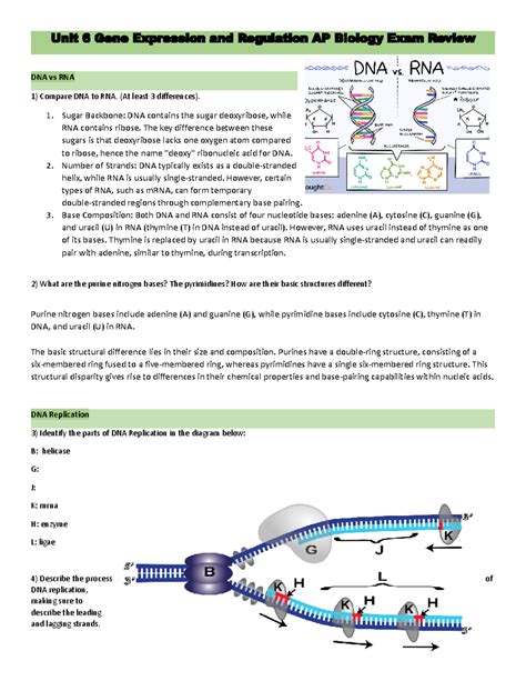 Ap Bio Unit 6 Progress Check Frq