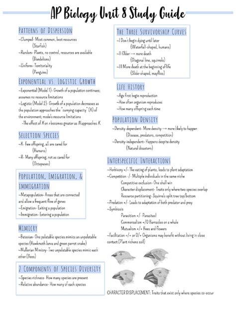 Ap Biology Test Study Guide
