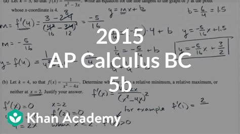 Ap Calculus Sample Examination I Solutions
