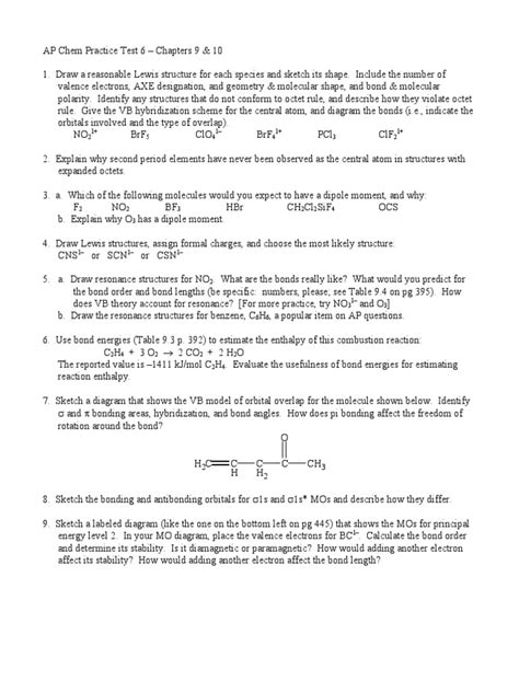 Ap Chem Practice Test
