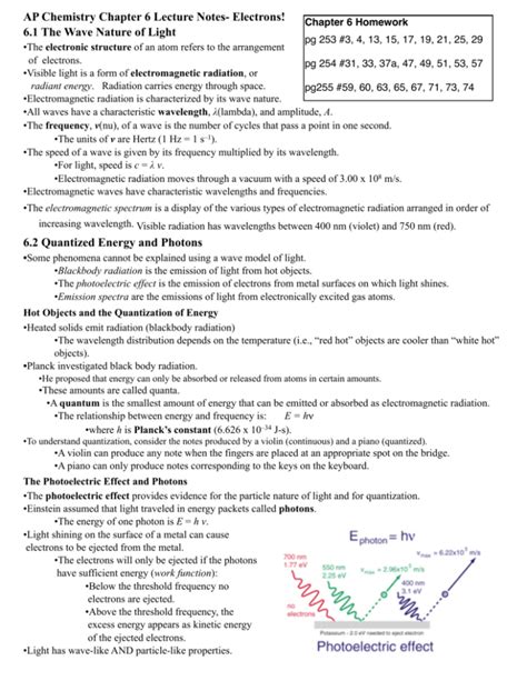 Ap Chemistry Chapter 6 Notes Thermochemistry