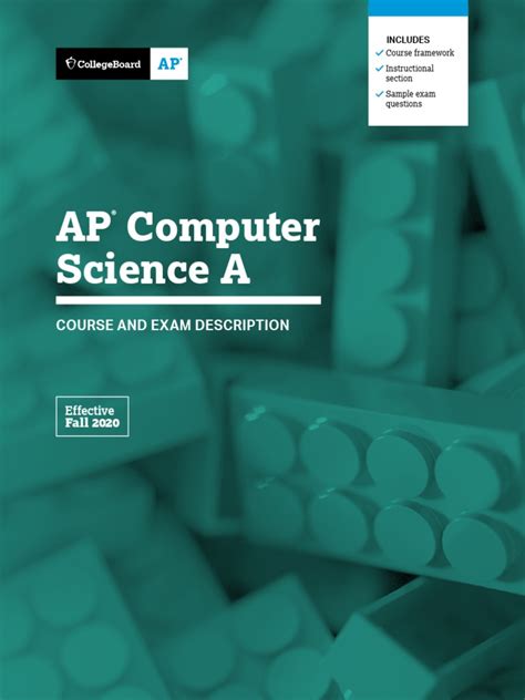 Ap Computer Science A Released Exam
