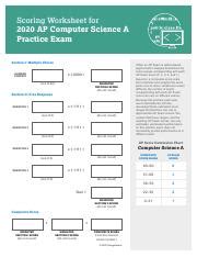 Ap Csa 2020 Practice Exam 1 Mcq