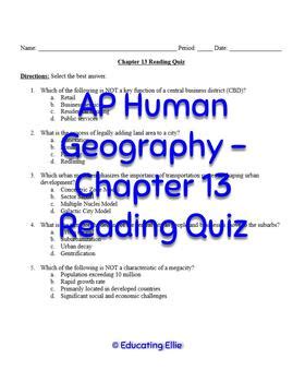 Ap Human Geography Chapter 13 Exam Rev