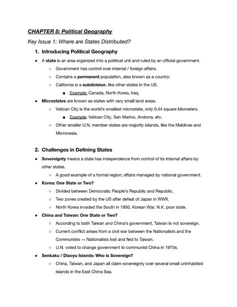 Ap Human Geography Chapter 8 Study Guide Answers Soup