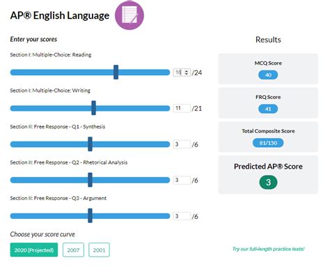 Ap Language Calculator