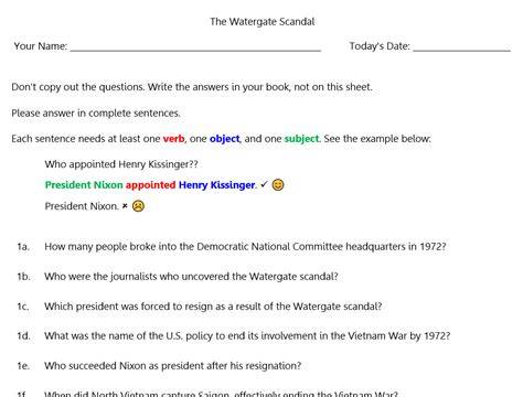 ap lesson 28 watergate
