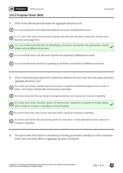 Ap Macroeconomics Unit 3 Test Answers Iqipaoore
