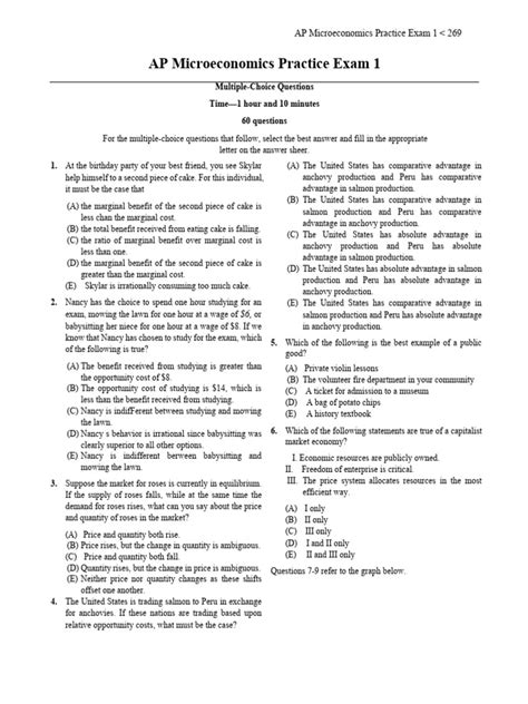 Ap Micro Practice Exam