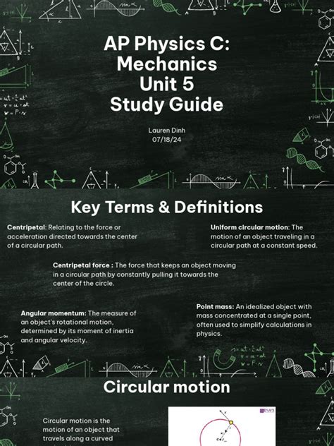 Ap Physics Unit 5 Workbook Answers