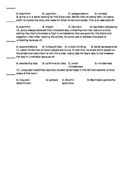 Ap Psychology Chapter 9 Test