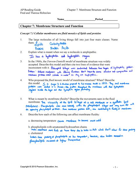Ap Reading Guide Fred And Theresa Holtzclaw Answers Chapter 7