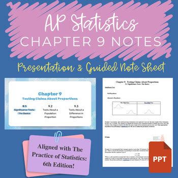 Ap Statistics Chapter 9 Quiz