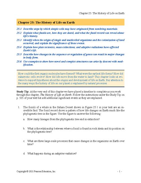 Read Ap Biology Reading Guide Answers Chapter 25 