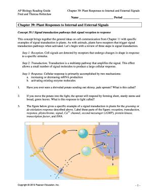 Read Ap Biology Reading Guide Answers Chapter 39 