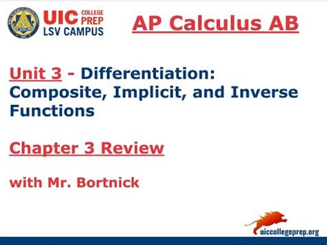 Read Online Ap Calculus Ab Chapter 3 