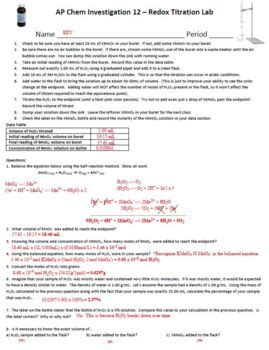 Download Ap Chem Titration Lab Answers 