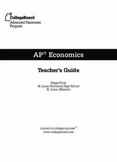 Read Online Ap Economics Teachers Guide 