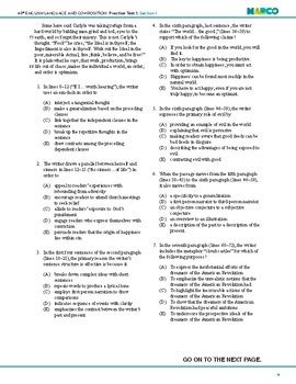 Full Download Ap English And Composition Practice Test Answers 