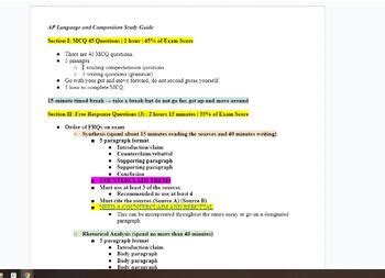Download Ap English Language And Composition Study Guide 